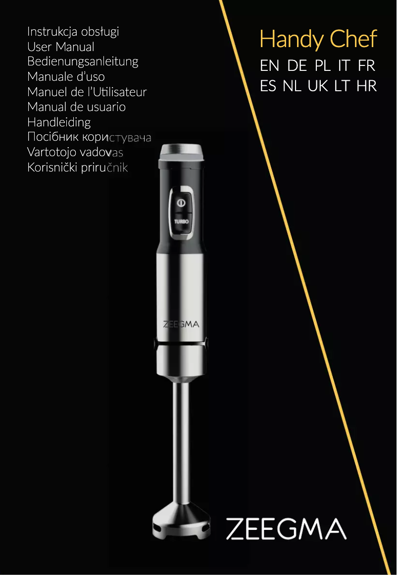 Page 1 de la notice Manuel utilisateur Zeegma Handy Chef