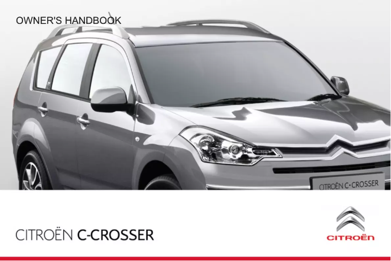 Página 1 del manual Manual de usuario Citroën C-Crosser (2011)