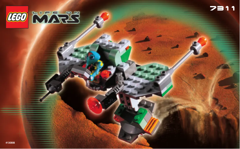 Page 1 de la notice Manuel utilisateur Lego Red Planet Cruiser