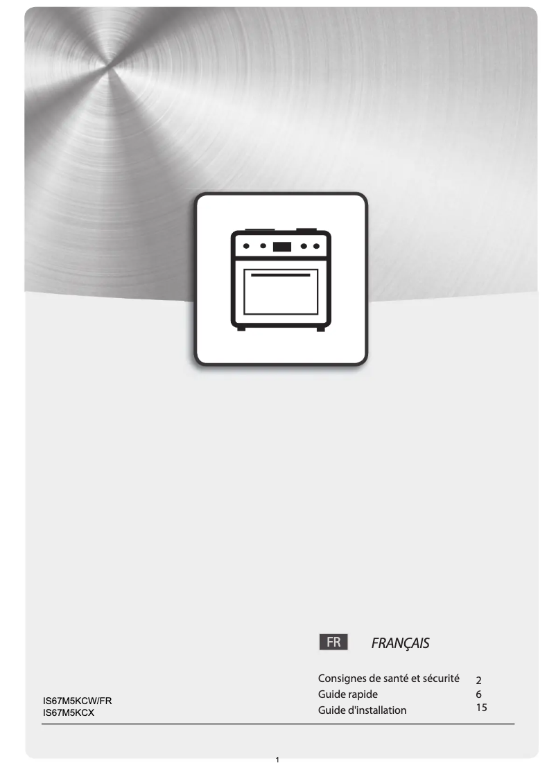 Imagen de la primera página del manual del dispositivo IS67M5KCW