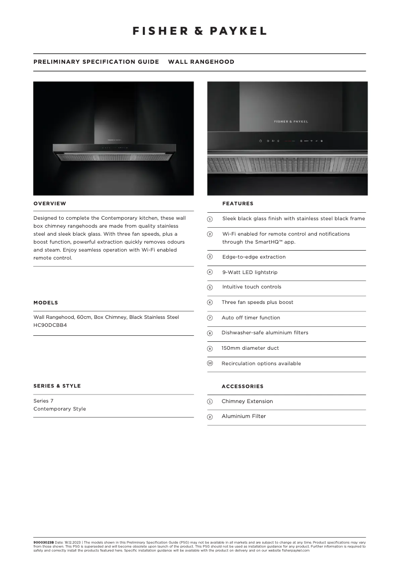 Image de la première page du manuel de l'appareil HC90DCBB4