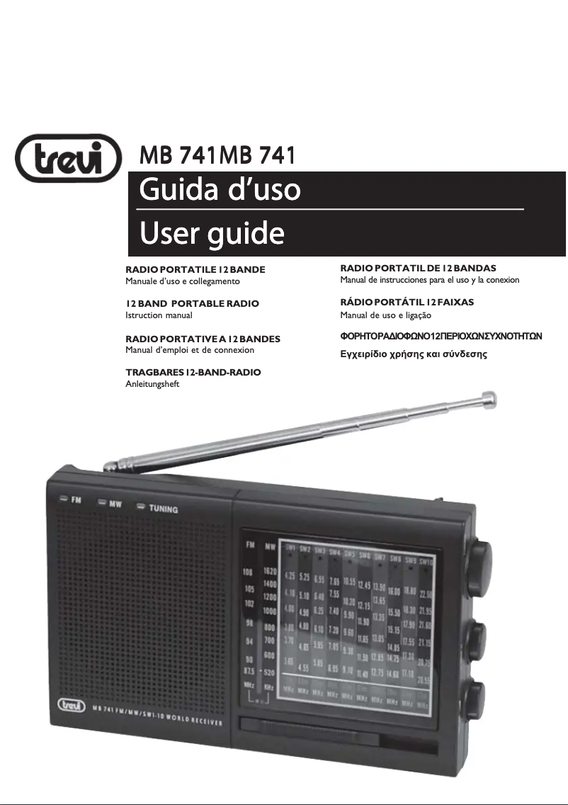 Image de la première page du manuel de l'appareil MB 741