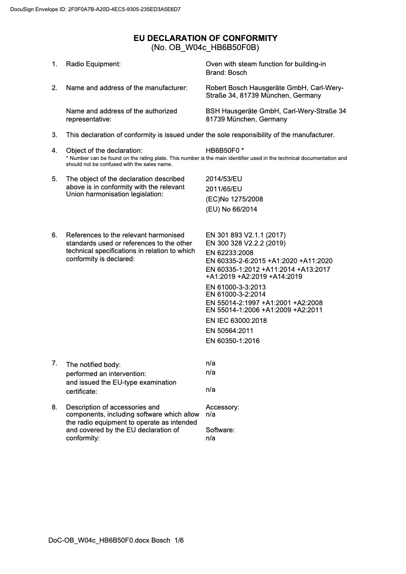 Page 1 de la notice Mode d'emploi Bosch HSG856XC7