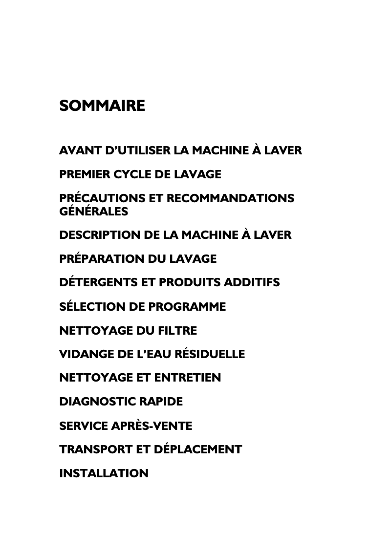 Page 1 de la notice Manuel utilisateur Laden EV 855
