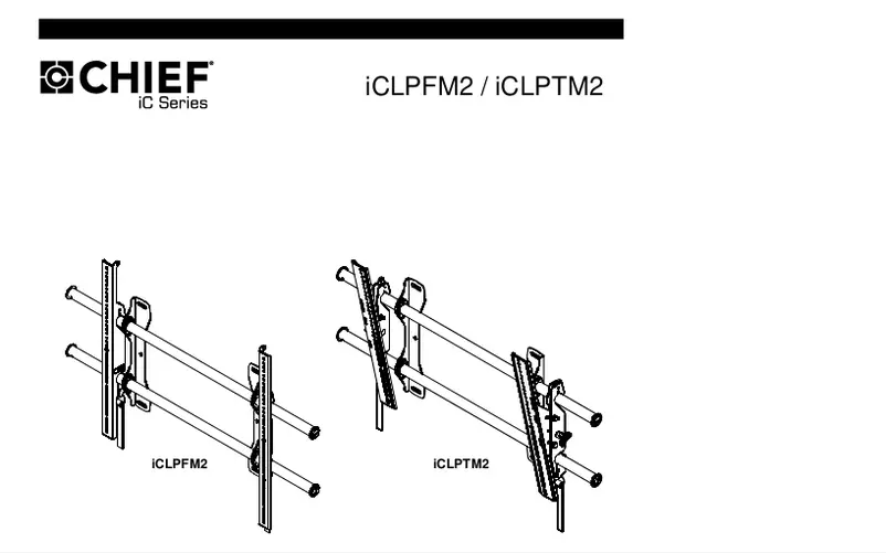 Page 1 de la notice Manuel utilisateur Chief iCLPFM2T03