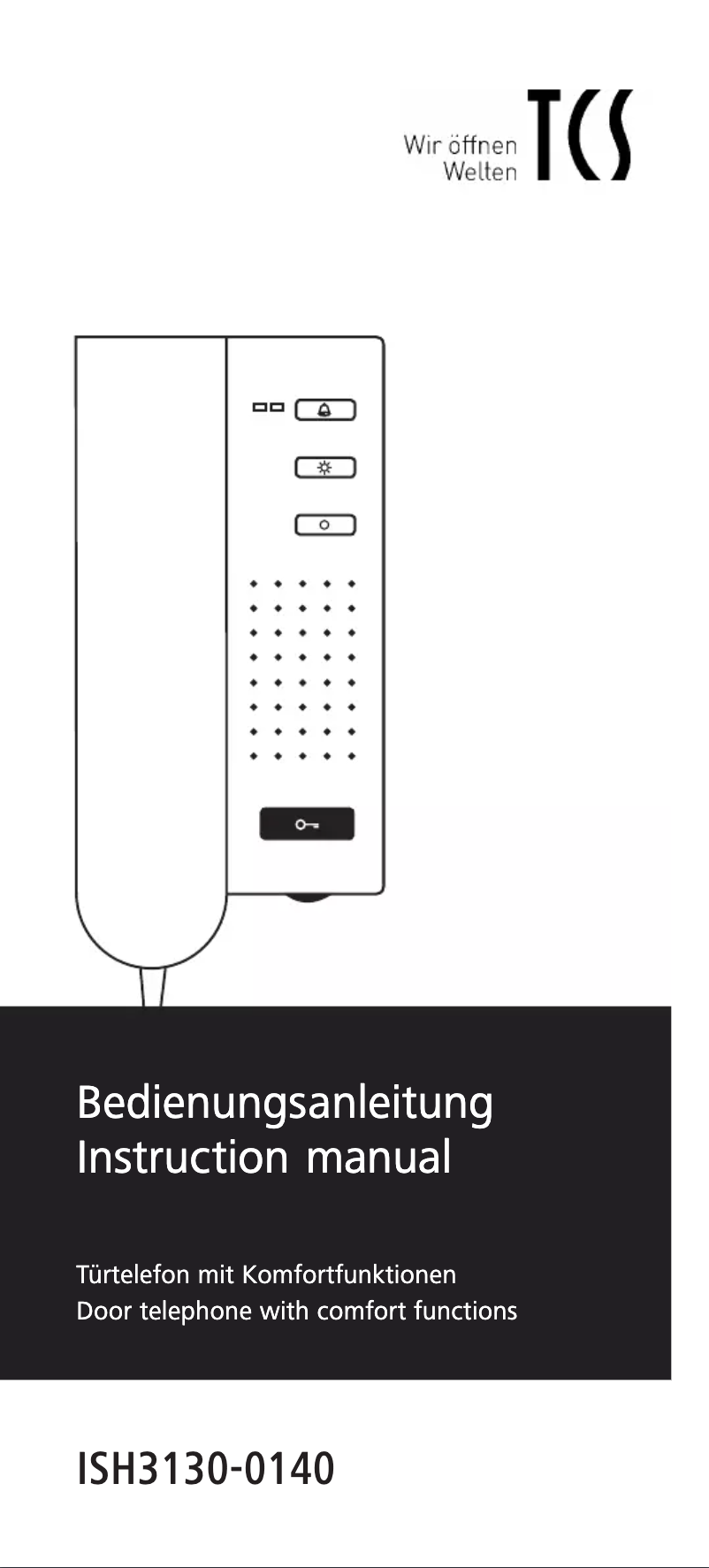 Image de la première page du manuel de l'appareil ISH3130