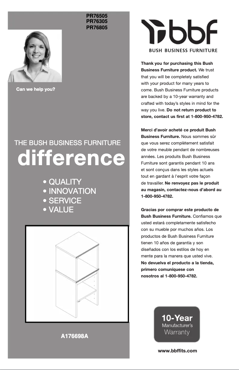 Page 1 de la notice Manuel utilisateur bbf Envoy PR76805