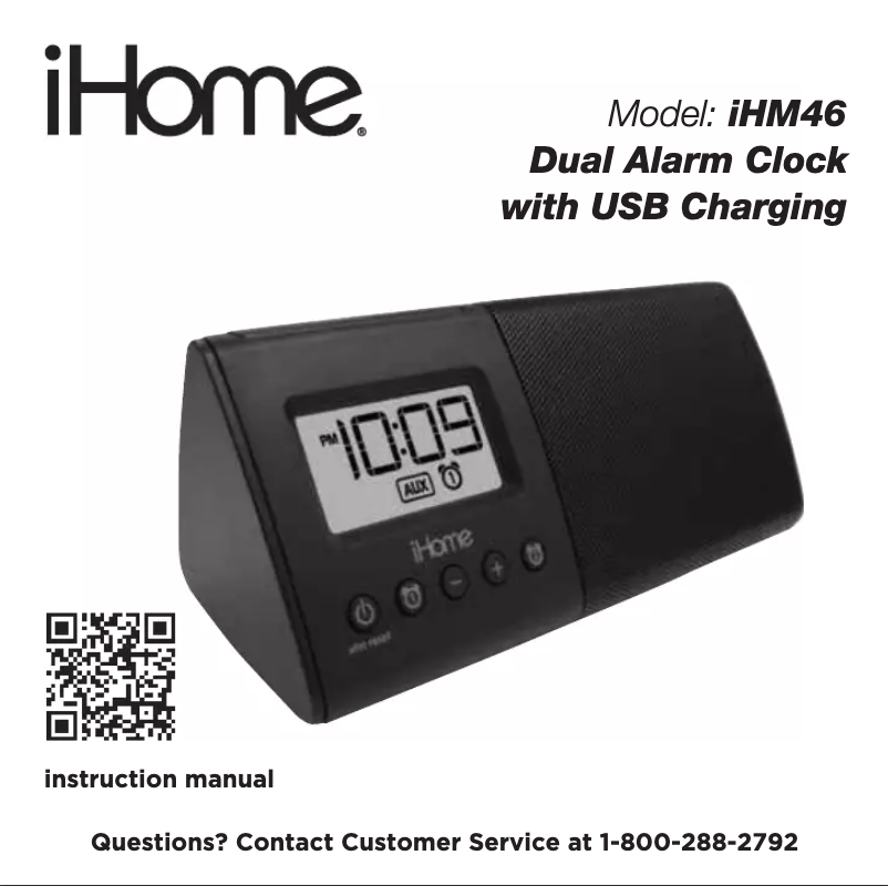 Page n°1 - Manuel utilisateur iHome iHM46