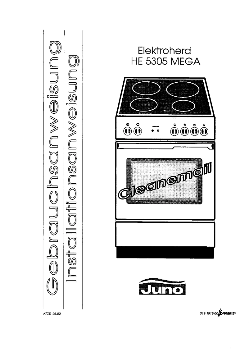 Page 1 de la notice Manuel utilisateur Juno HE5305