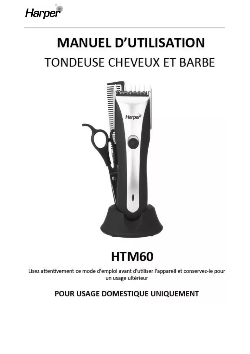 Page n°1 - Manuel utilisateur Harper HTM60