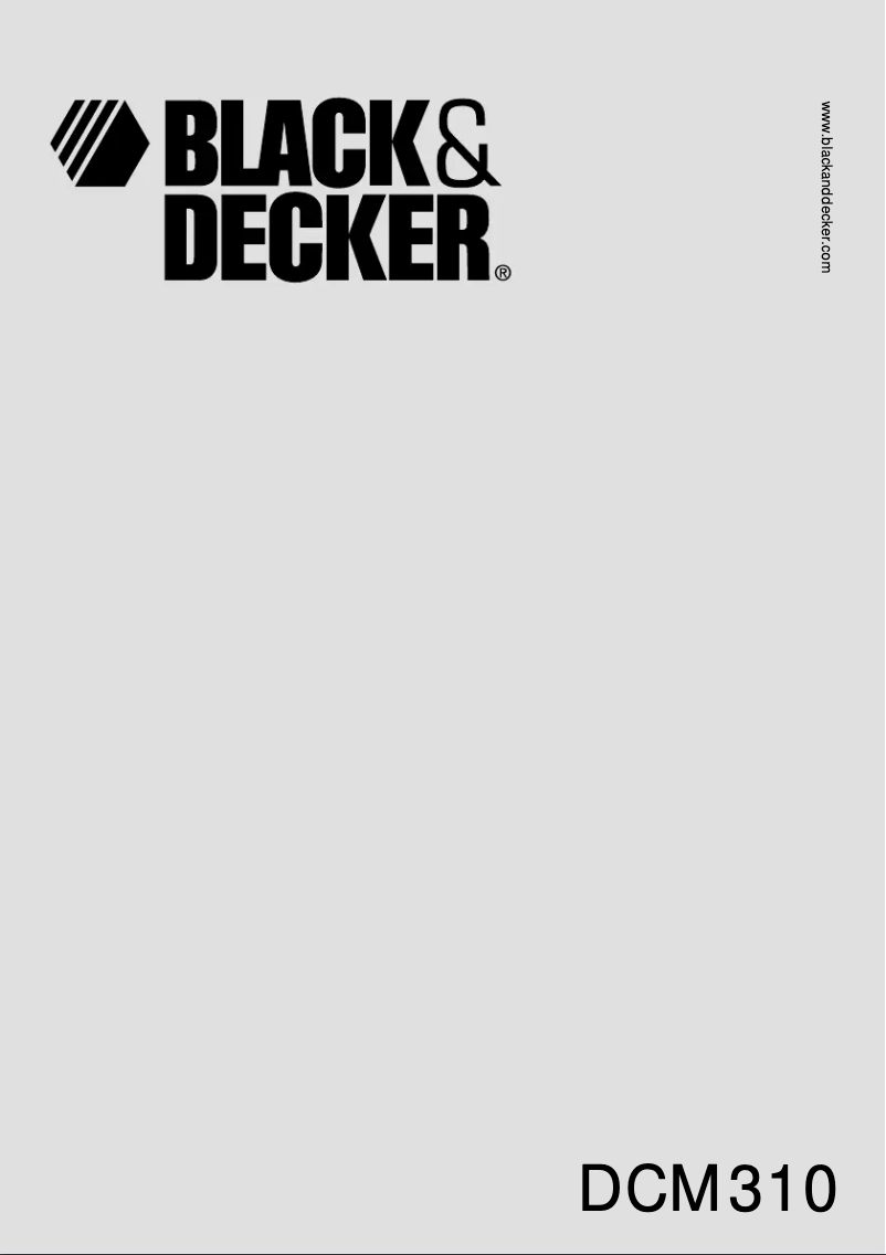 Imagen de la primera página del manual del dispositivo DCM310