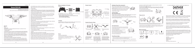 Page 1 de la notice Manuel utilisateur Denver DCH-340