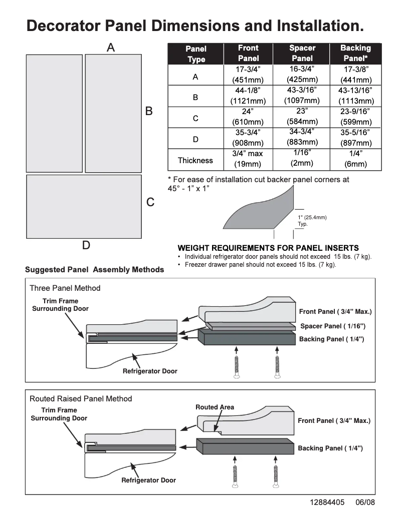 Página 1 del manual Guía de instalación KitchenAid KRFC302EPA