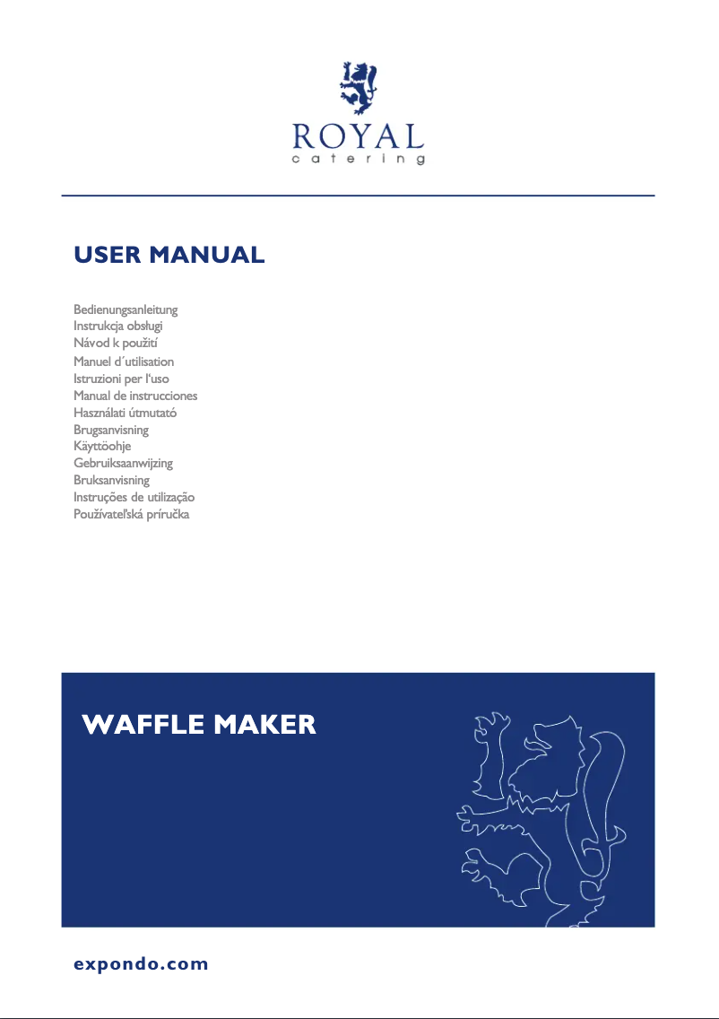 Page 1 de la notice Manuel utilisateur Royal Catering RCWM-2000-E3