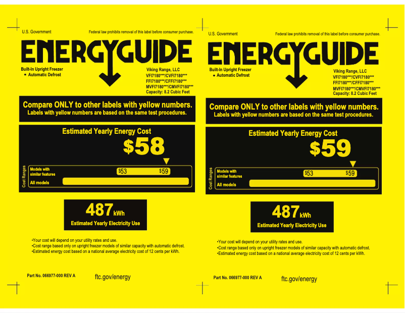 Page 1 de la notice Mode d'emploi Viking VFI7180WRWH
