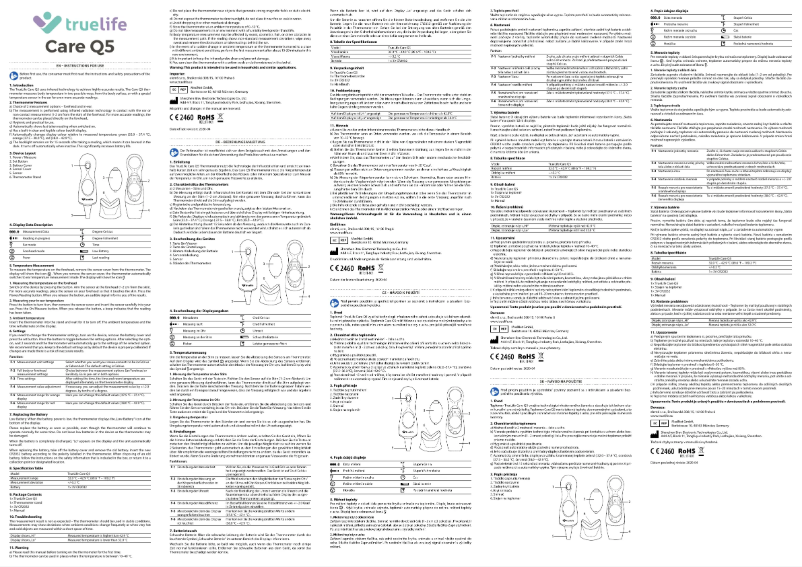 Image de la première page du manuel de l'appareil Care Q5