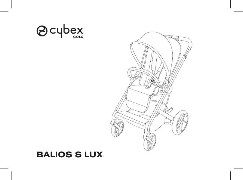 Page 1 de la notice Manuel utilisateur Cybex Balios S Lux