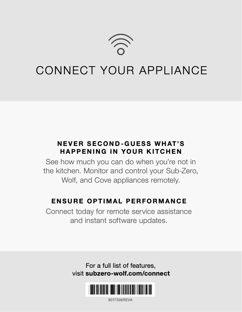 Page 1 de la notice Manuel utilisateur Sub-Zero BI-42SID/S/PH