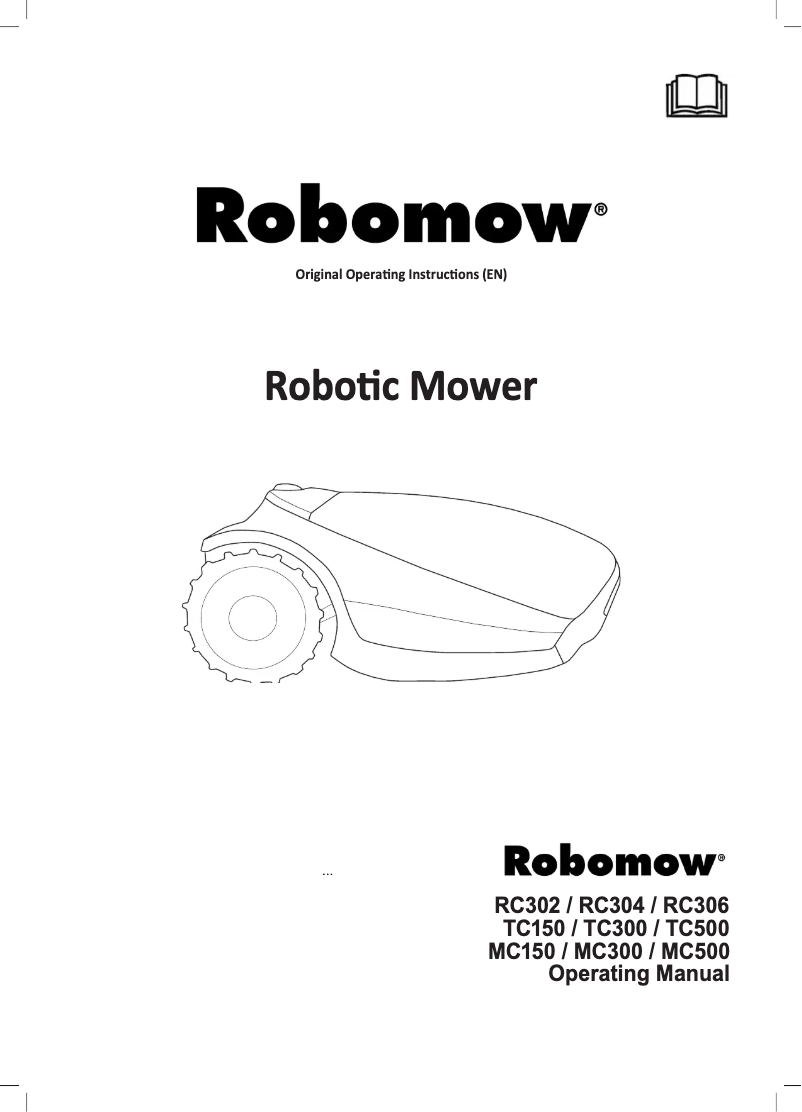 Page n°1 - Manuel utilisateur Robomow MC300