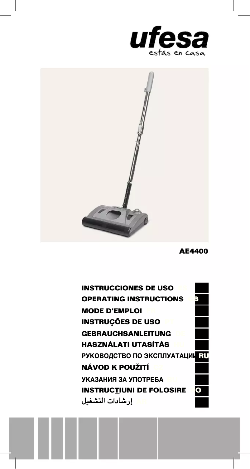 Page 1 de la notice Manuel utilisateur Ufesa AE4400