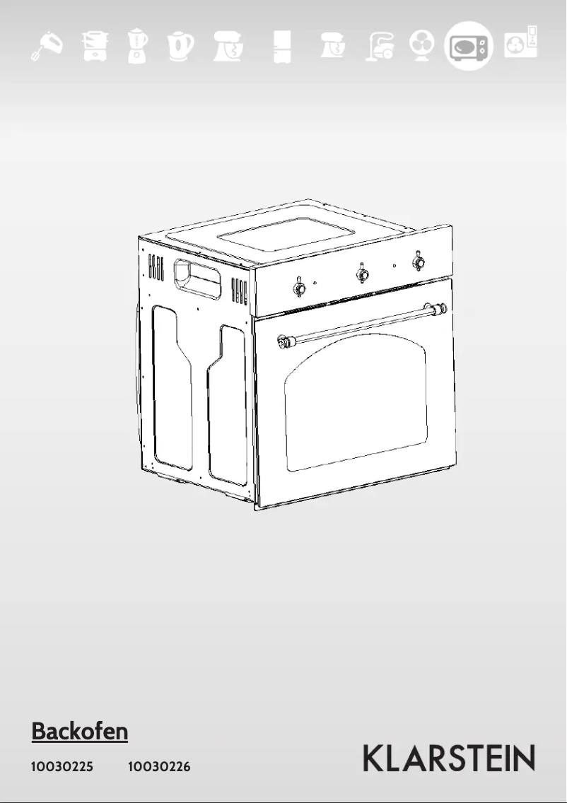 Page 1 de la notice Manuel utilisateur Klarstein 10030226