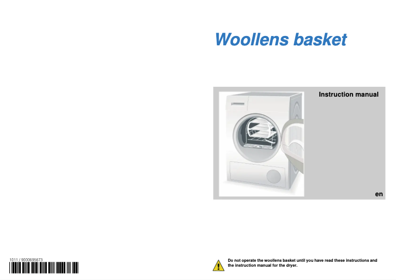 Image de la première page du manuel de l'appareil R8380X4EU