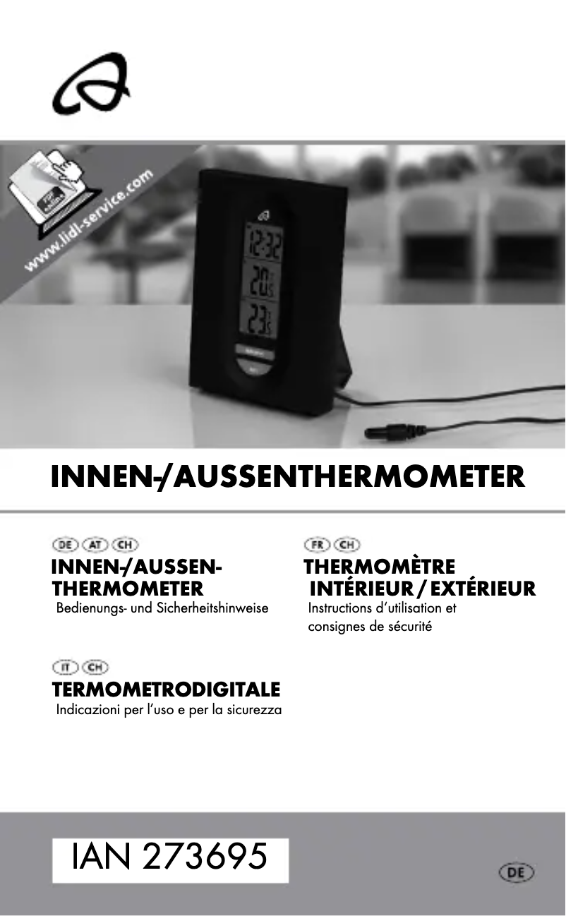 Página 1 del manual Manual de usuario Auriol Z31482A