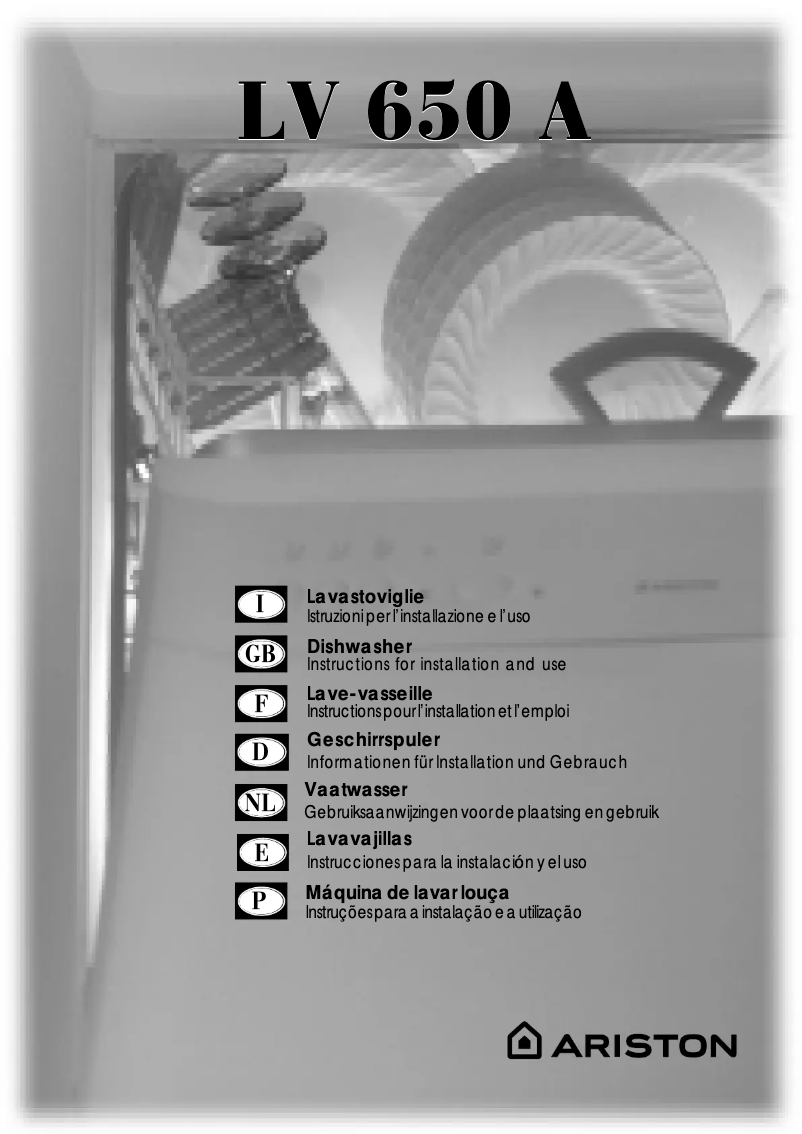 Page 1 de la notice Manuel utilisateur Ariston Thermo LV 650 A