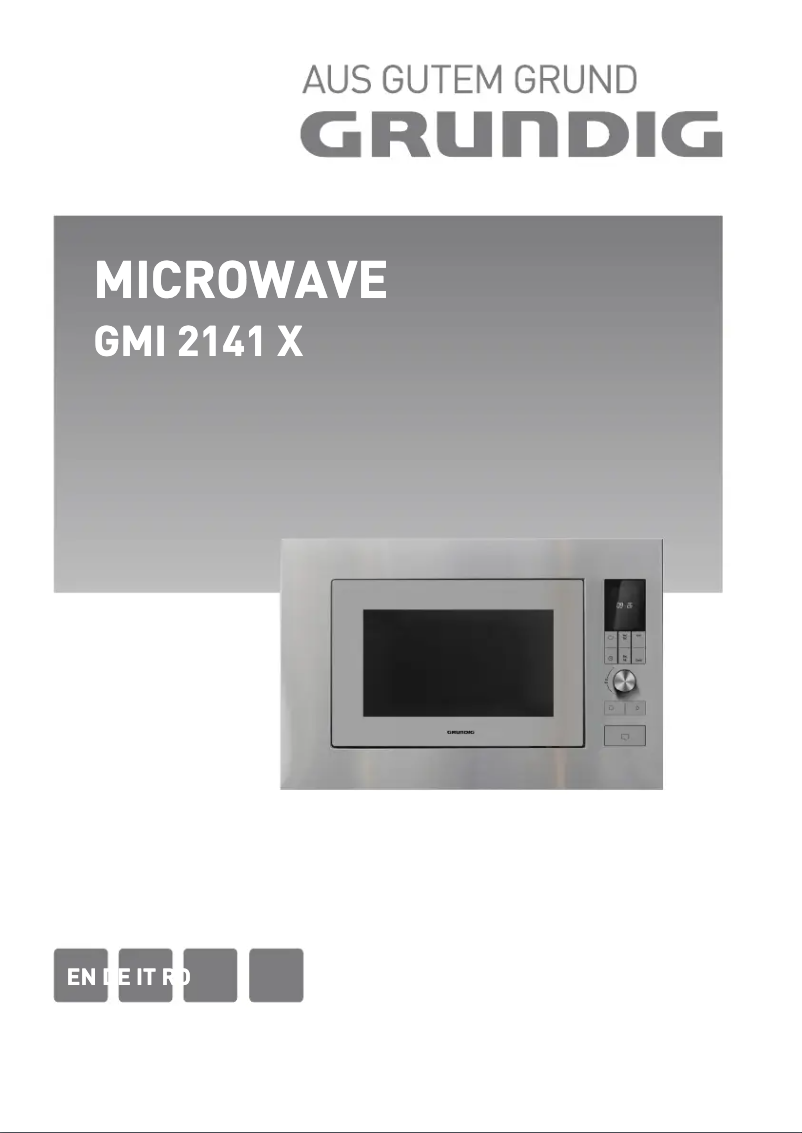 Page n°1 - Manuel utilisateur Grundig GMI 2141 X