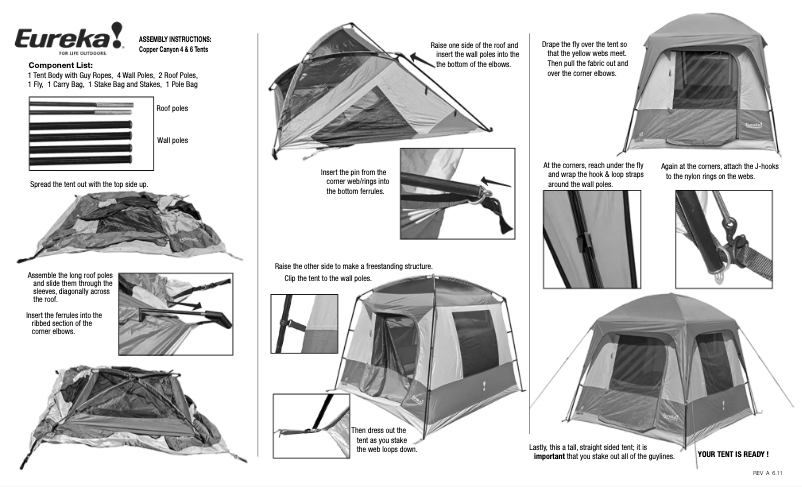 Image de la première page du manuel de l'appareil Copper Canyon 6