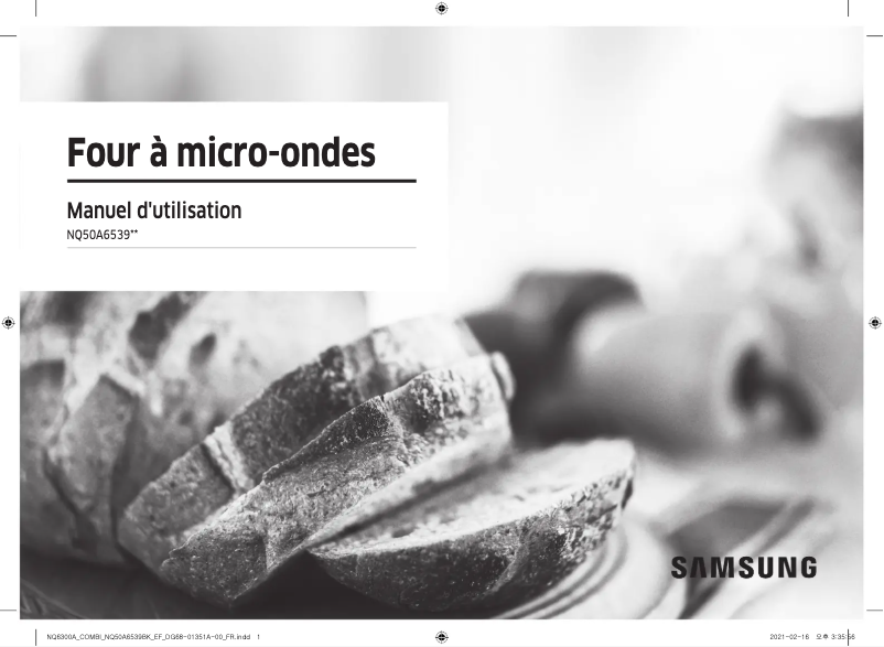 Page 1 de la notice Manuel utilisateur Samsung NQ50A6539BS