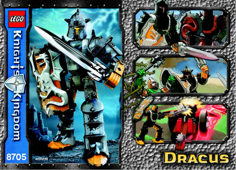 Page n°1 - Manuel utilisateur Lego Knights Kingdom 8705