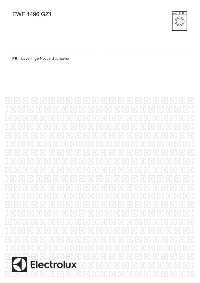 Page 1 de la notice Manuel utilisateur Electrolux EWF1496GZ1