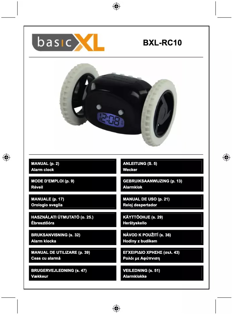 Page 1 de la notice Manuel utilisateur basicXL BXL-RC10