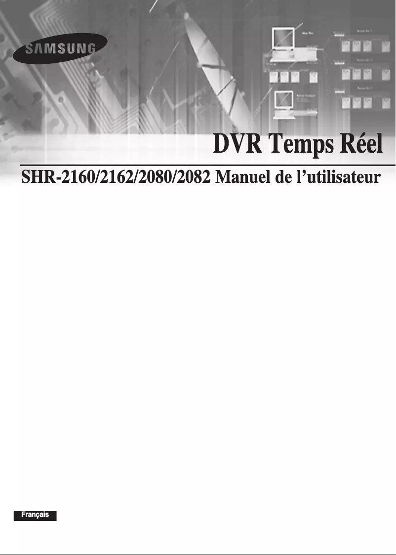Page 1 de la notice Manuel utilisateur Samsung SHR-2082P2