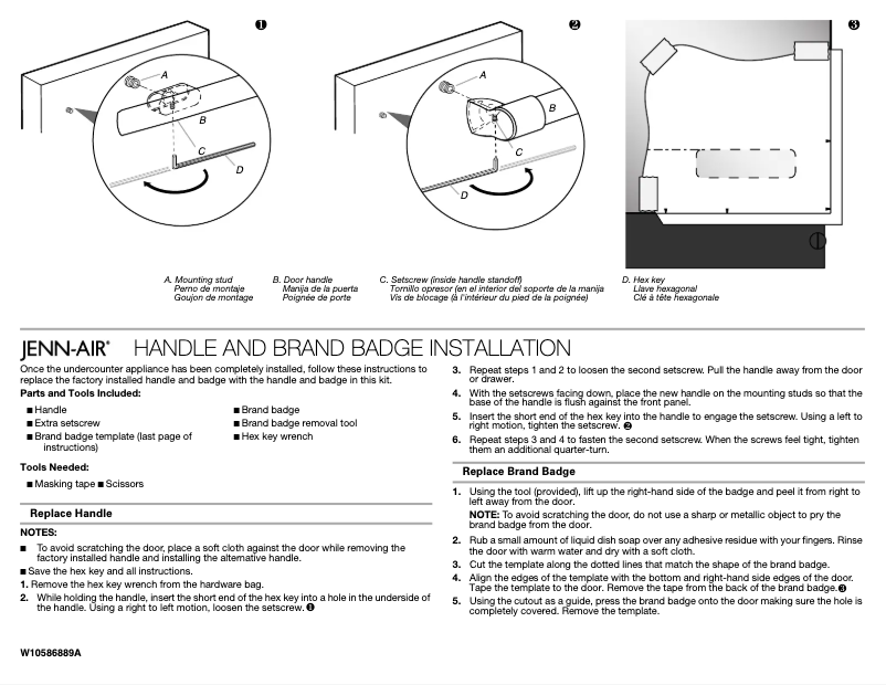 Page n°1 - Manuel utilisateur JennAir JUR24FLARS