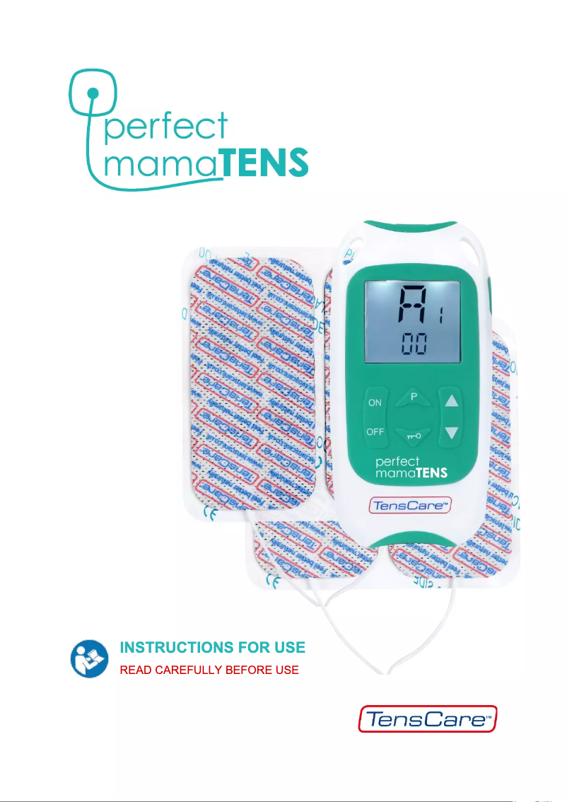 Page n°1 - Manuel utilisateur TensCare Perfect MamaTENS