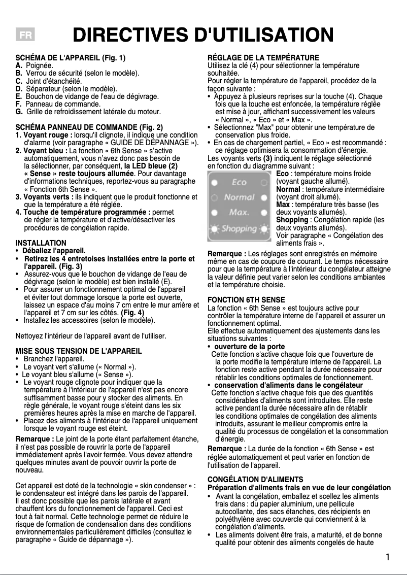 Imagen de la primera página del manual del dispositivo WHE22333 4