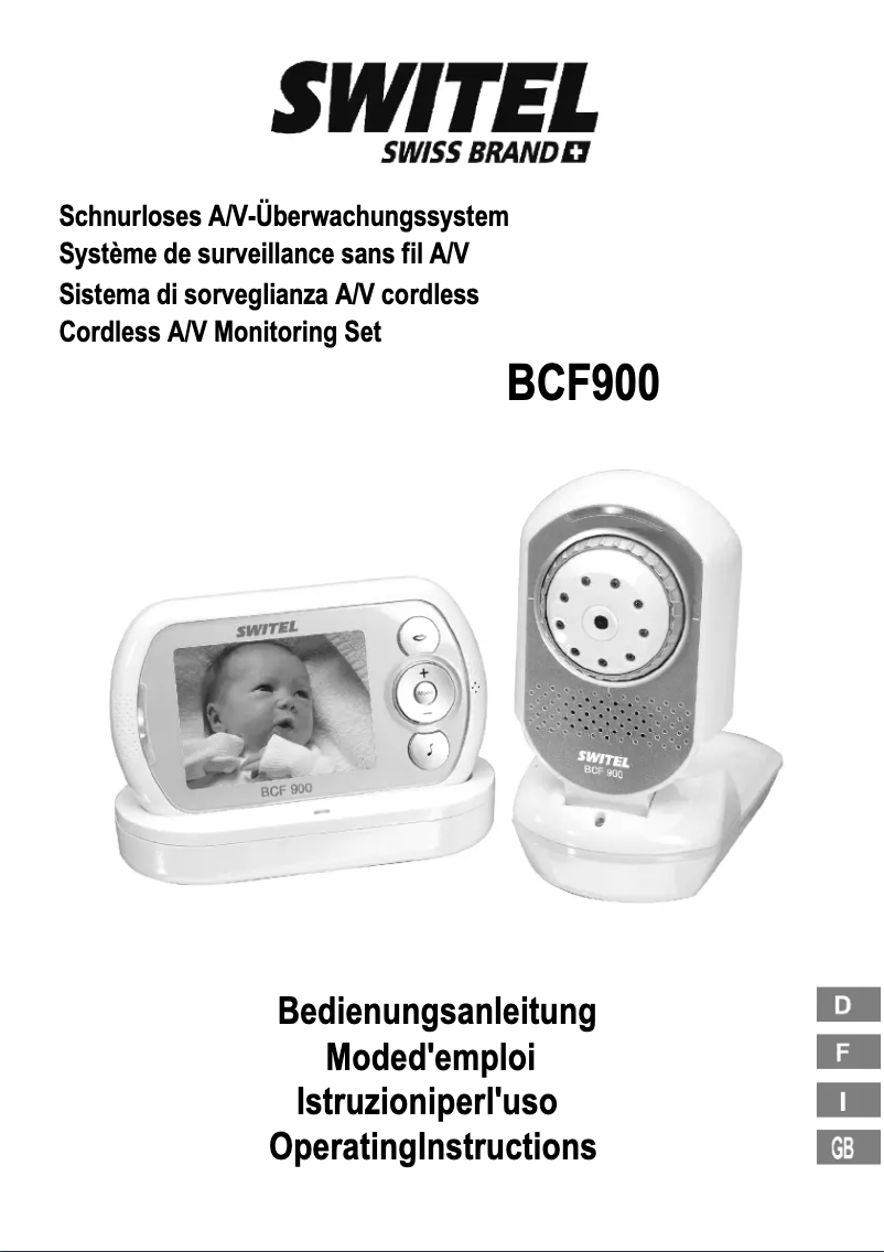 Page n°1 - Manuel utilisateur Switel BCF900