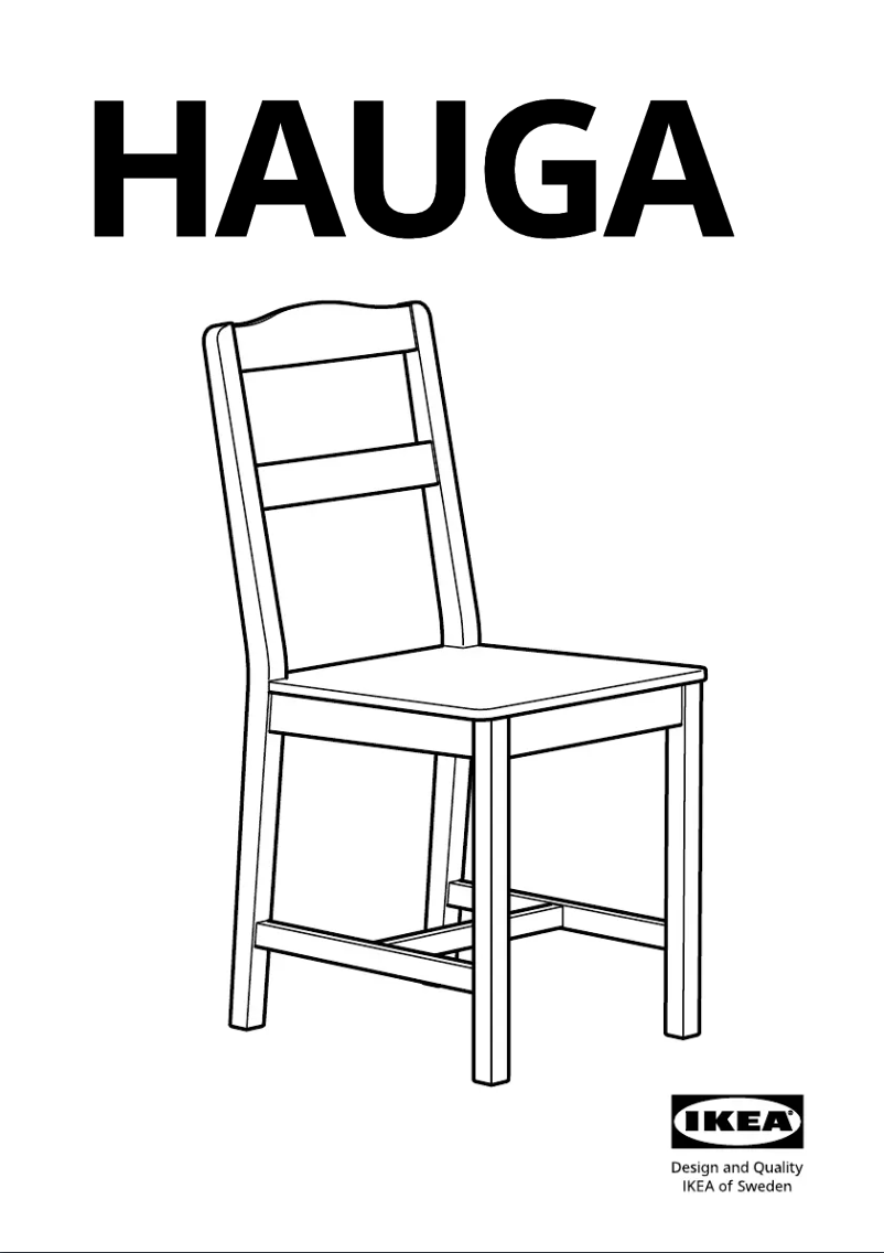 Página 1 del manual Manual de usuario Ikea HAUGA 305.767.17