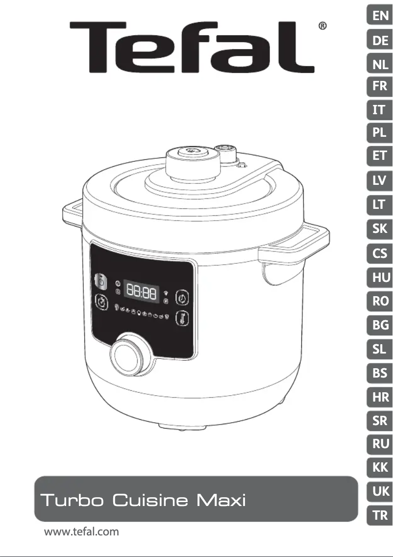 Page n°1 - Manuel utilisateur Tefal Turbo Cuisine Maxi CY777G