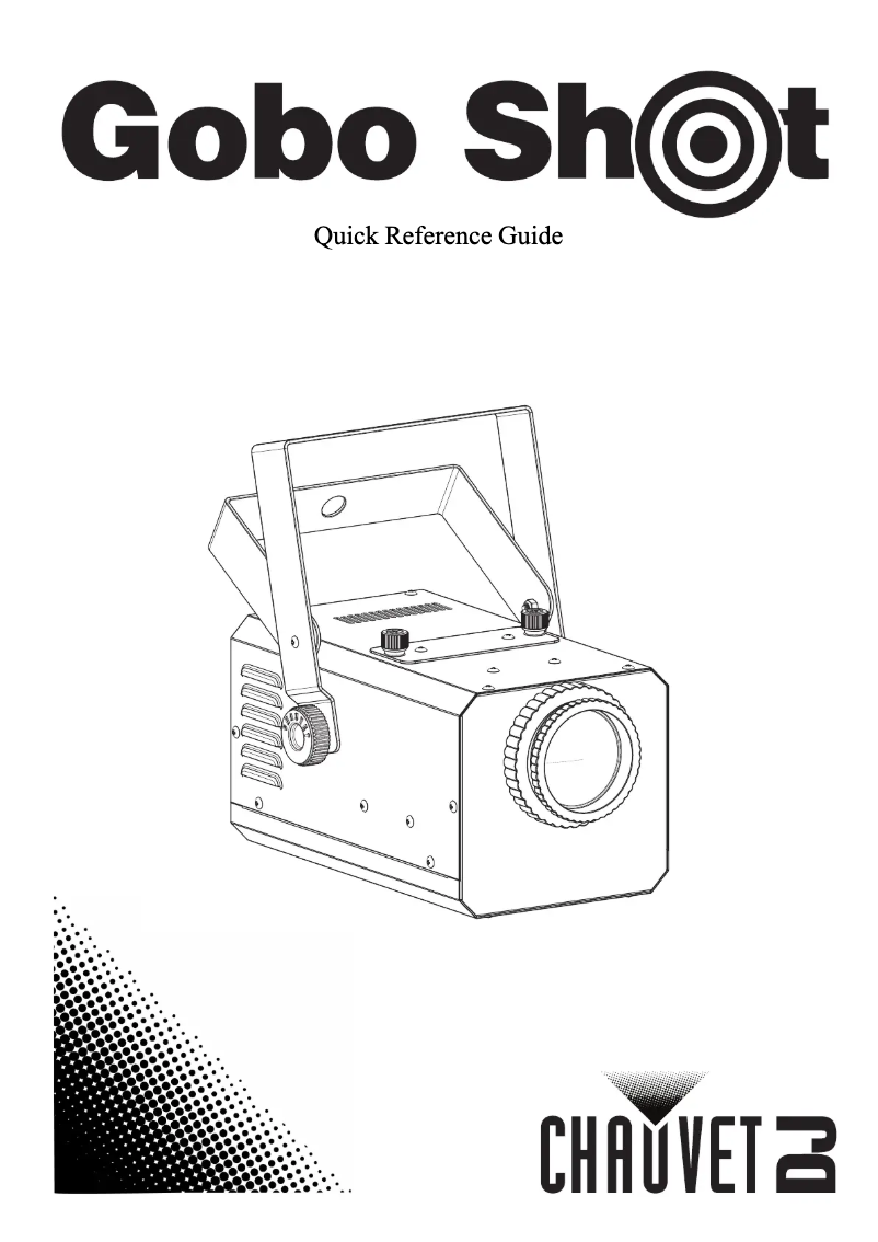 Page n°1 - Manuel utilisateur Chauvet Gobo Shot
