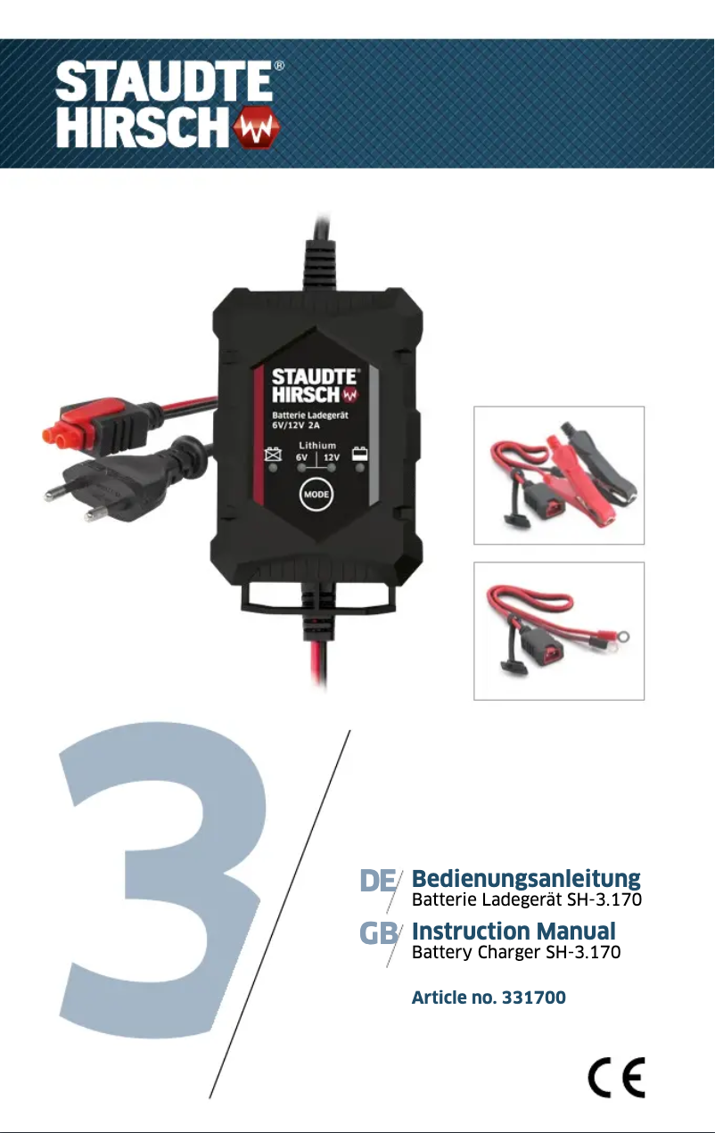 Image de la première page du manuel de l'appareil SH-3.170