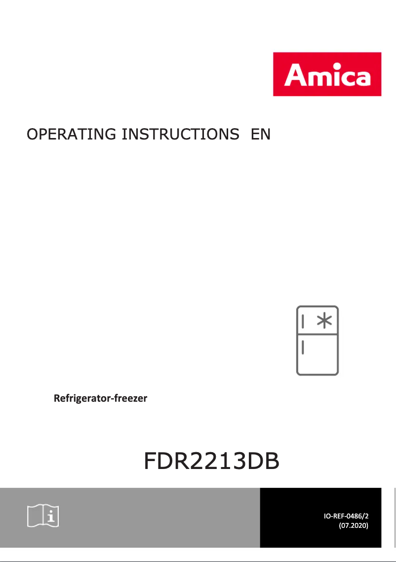 Page n°1 - Manuel utilisateur Amica FDR2213C