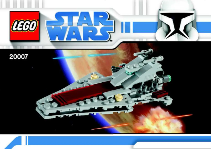 Página 1 del manual Manual de usuario Lego Republic Attack Cruiser