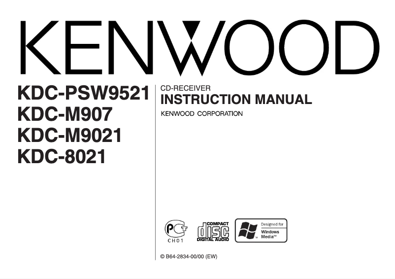 Page 1 de la notice Manuel utilisateur Kenwood KDC-8021