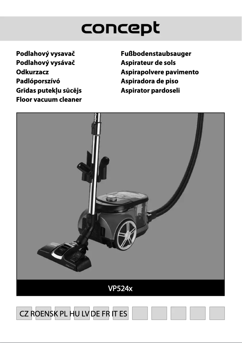 Page 1 de la notice Manuel utilisateur Concept Radical VP5242