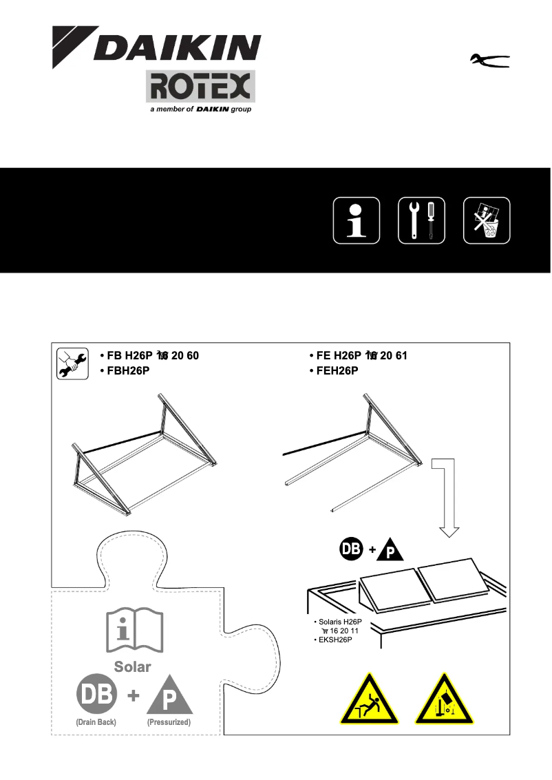 Image de la première page du manuel de l'appareil FBH26P