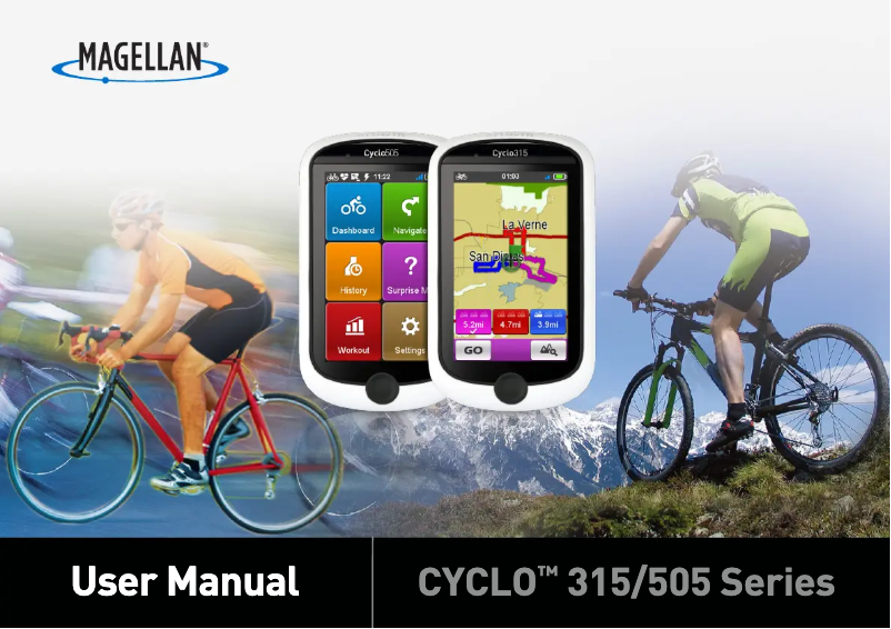 Page n°1 - Manuel utilisateur Magellan Cyclo 315