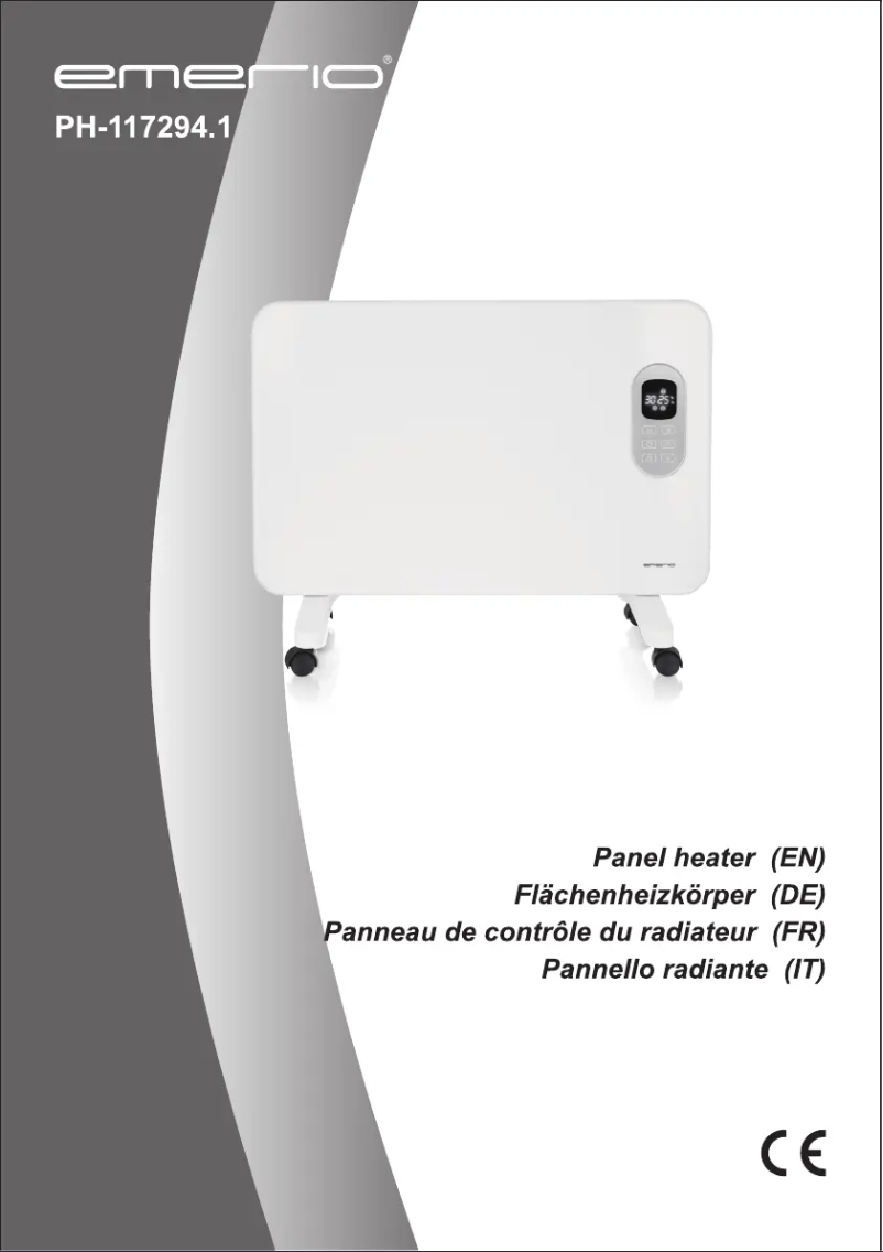Page 1 de la notice Manuel utilisateur Emerio PH-117294